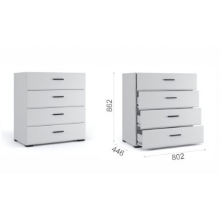 М/С ЙОРК КОМОД 4 ЯЩИКА